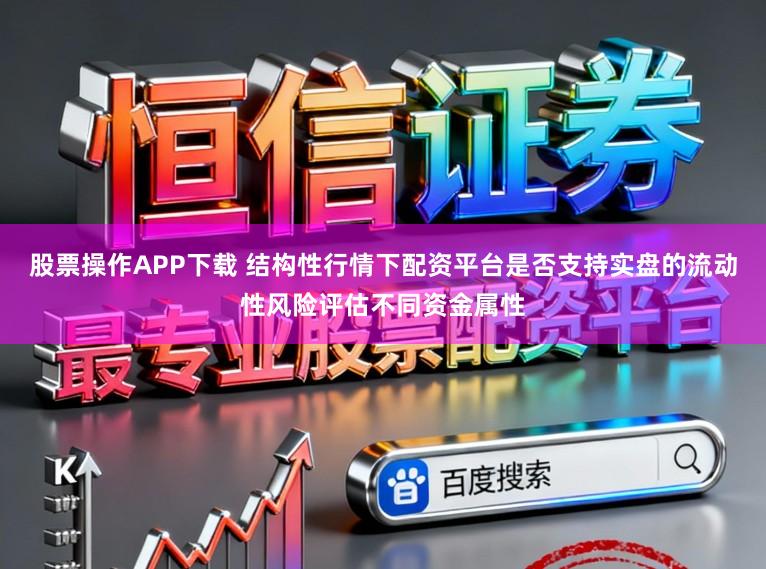 股票操作APP下载 结构性行情下配资平台是否支持实盘的流动性风险评估不同资金属性