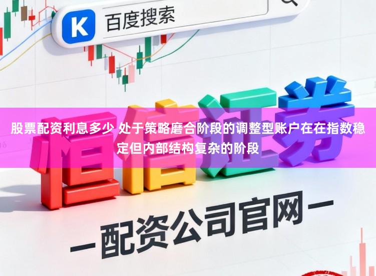股票配资利息多少 处于策略磨合阶段的调整型账户在在指数稳定但内部结构复杂的阶段