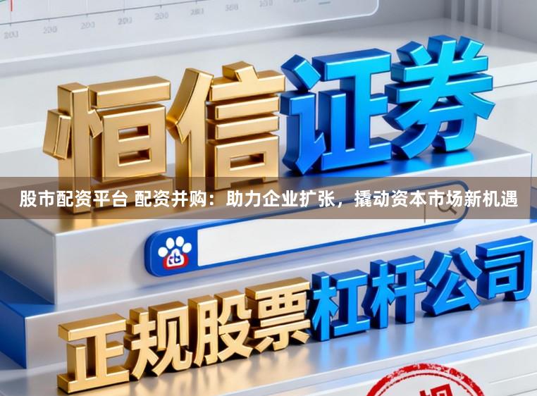股市配资平台 配资并购：助力企业扩张，撬动资本市场新机遇