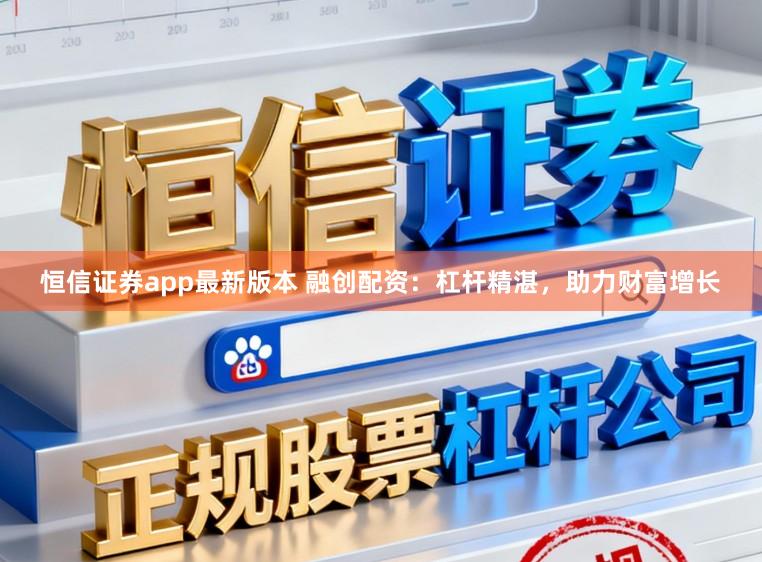 恒信证券app最新版本 融创配资:杠杆精湛,助力财富增长